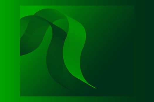 Abstract Green Wave Background Wallpaper vector