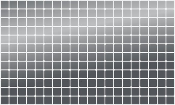Black ceramic tile background. Square mosaic pattern for home interior vector