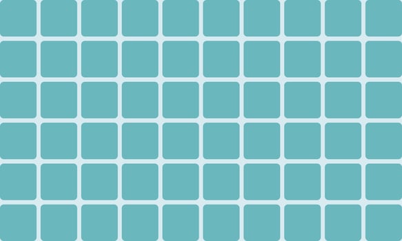 Green Square mosaic pattern for home interior. Ceramic tile background vector