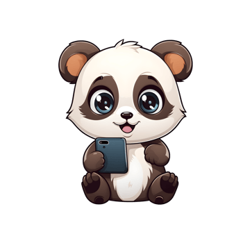 Sweet and Playful Panda png