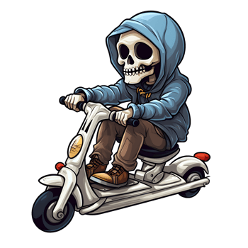 Skeleton's Crazy Adventures png