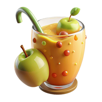Refreshing Apple Smoothie A Delicious Blend png