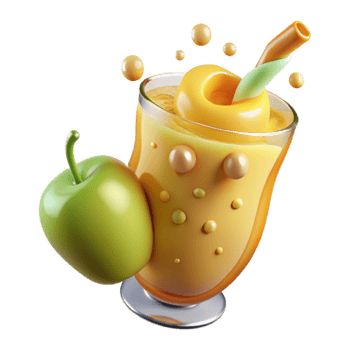 Refreshing Fruit Smoothie Recipe Apple and Orange png