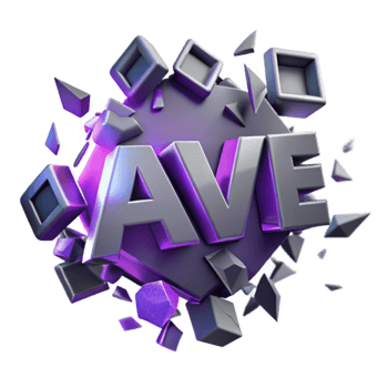 3D Text Effect Exploding Blocks, Purple Gray png
