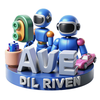 Robots, Cars, and Adventure A 3D Animated Story png
