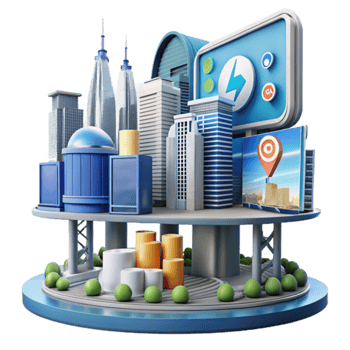 Smart City Digital Innovation Urban Development png