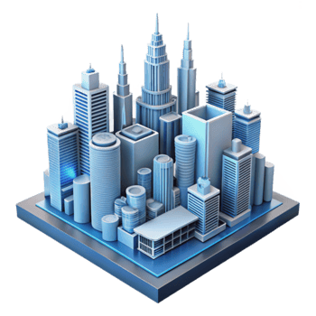 Modern Metropolis Cityscape Architecture and Urban Design png