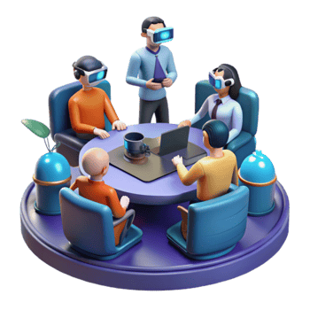 Virtual Meeting Collaboration Immersive VR Experience png