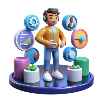 Customer Support Interactive Dashboard Data Analytics png
