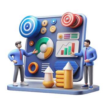 Data Analysis Visualizing Business Growth Targets png
