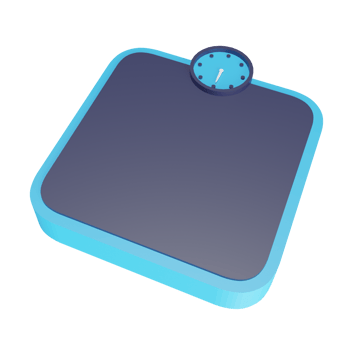 3d blue scales equipment gym png