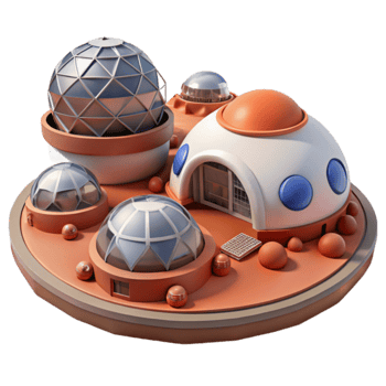 Futuristic Dome Home Geodesic Structures and Space-Age Living png