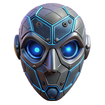 Futuristic Robotic Head AI, Technology, and Design png