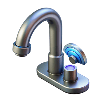 Smart Faucet Water Conservation with IoT Technology png
