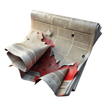 Torn Newspaper Red Stain, Damaged Pages, Textured Surface png