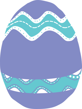 Easter Eggs with pattern, for easter decoration png
