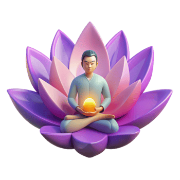 Inner Peace Meditation, Lotus, Serenity, Calm, Mindfulness, Tranquility, Spiritual, Yoga, Focus, Contemplation png
