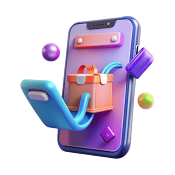 Mobile Shopping Fast, Secure Online Package Delivery png