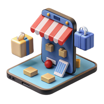 Mobile Ecommerce Online Shopping, Delivery, and Retail png