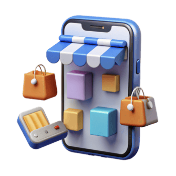 Mobile Shopping Online Store, E-commerce, Digital Retail, Mobile Commerce, Online Shopping Bags, Apps, Payment, Digital Market png