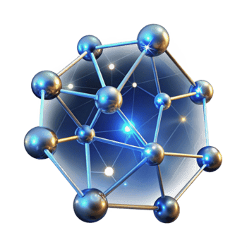 Network Connections A Molecular Structure Visualization png