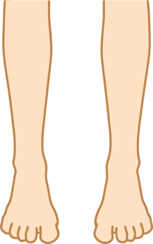 Cartoon Feet Illustration, Simple Style, Beige Tones, Anatomy Concept png