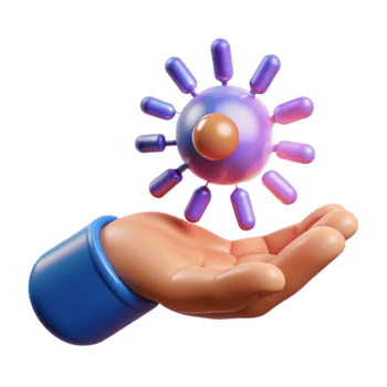 Understanding Viral Structure A 3D Model png