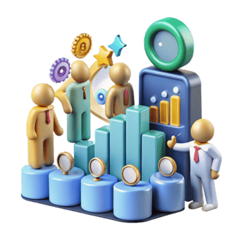 Teamwork, Growth, and Data-Driven Success png