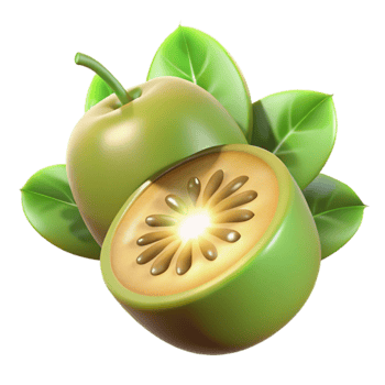 Fresh Fruit Juicy, Green, Tropical Delight png