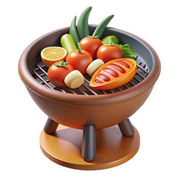 Grilling Vegetables A Summer Cookbook png