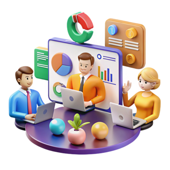 Teamwork, Data Analysis, and Business Strategy A Collaborative Approach png