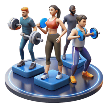 Group Fitness Weightlifting Workout, Strength Training, Exercise Routines, Gym, Active Lifestyle, Healthy Habits, Bodybuilding, Muscle Building, Physical Fitness, Wellness png
