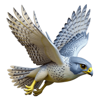 Majestic Peregrine Falcon in Flight png