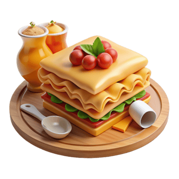 Layered Sandwich with Tomatoes Herbs png