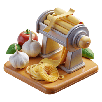 Homemade Pasta Machine Fresh Pasta Making png