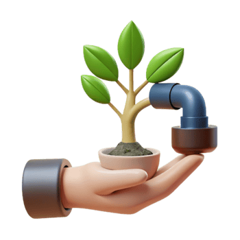 Sustainable Growth Nurturing Growth Through Resource Management png