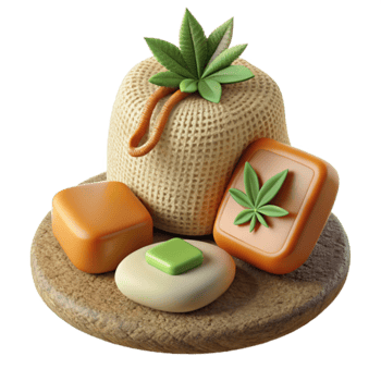 Relaxing Hemp Soaps Cubes Bar png