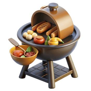 Summer BBQ Grill Food, Fun Deliciousness png