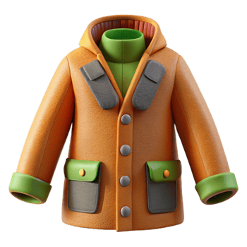 Cozy Hooded Jacket Autumn Winter Fashion png