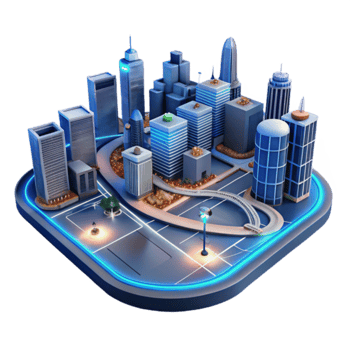 Smart City Urban Planning, Digital Infrastructure, and Sustainable Development png