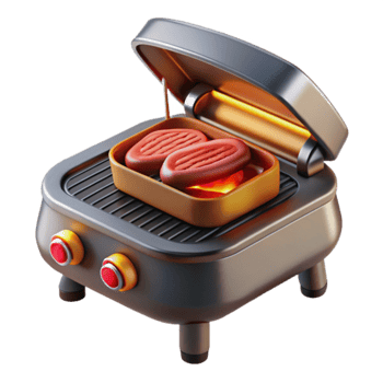 Grilling Steaks Indoor Electric Grill Guide png