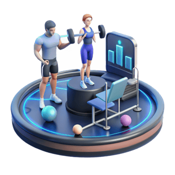 Personalized Fitness Strength Training Data Tracking png