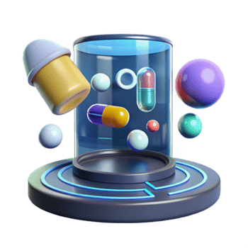 Capsule Pill Science Pharmaceutical Research Display png