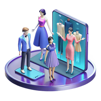 Virtual Fashion Show Online Apparel Shopping Experience png