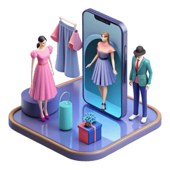 Virtual Fashion Try-On Online Shopping Revolution png