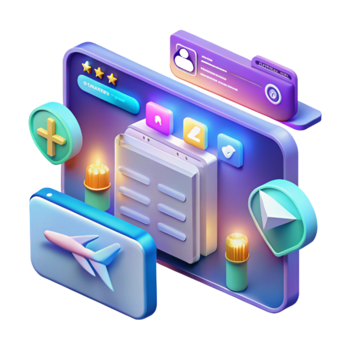 Online Travel Booking Secure User-Friendly Interface png