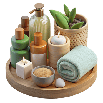 Spa Day Essentials Serenity at Home png