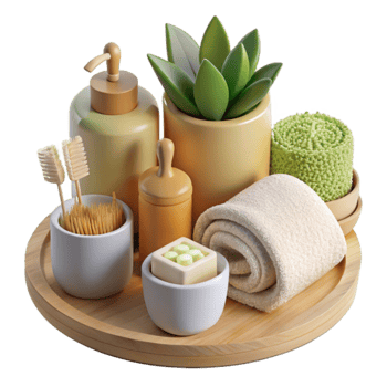 Spa Day Essentials Serenity on a Tray png