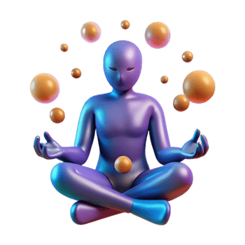 Mindfulness Meditation Inner Peace and Energy Flow png