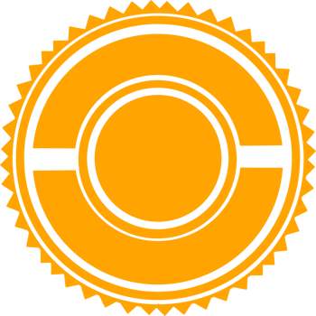Yellow seal graphic png